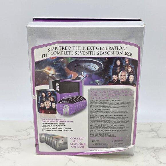 Star Trek the Next Generation: DVD Video The Complete 7th Season Box Set 2002 - Picture 7 of 7